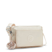 KIPLING-Abanu M-Medium crossbody-Beige Pearl-I6831-3KA