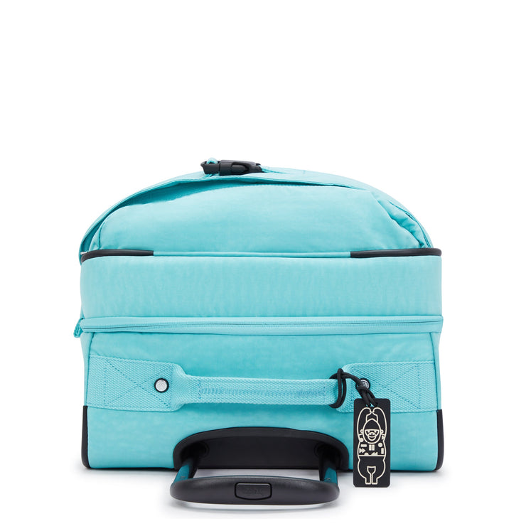 Kipling Medium Wheeled Luggage Female Deepest Aqua Spontaneous M