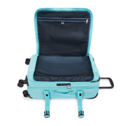 Kipling Medium Wheeled Luggage Female Deepest Aqua Spontaneous M