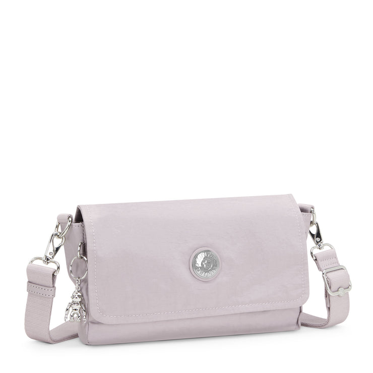 KIPLING-Aras-Small shoulderbag (with removable strap)-Gleam Silver-I6941-K6G