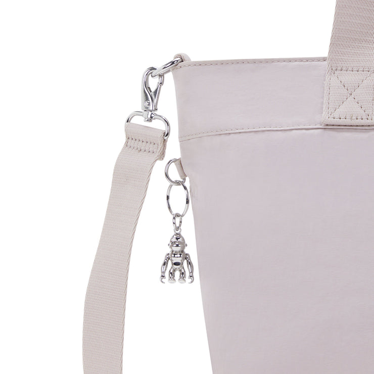 KIPLING-Colissa S-Small tote (with detachable shoulderstrap)-Gleam Silver-I6951-K6G