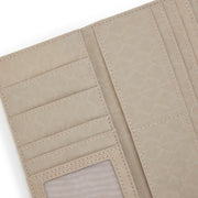 KIPLING Large Wallet Female Signature Beige Embossed Money Land I7015-96A