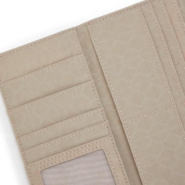 KIPLING Large Wallet Female Signature Beige Embossed Money Land I7015-96A