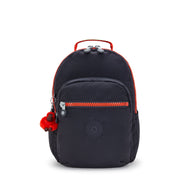 KIPLING Large Backpack with Separate Laptop Compartment Unisex Iron Bold Zip Bold Seoul Lap