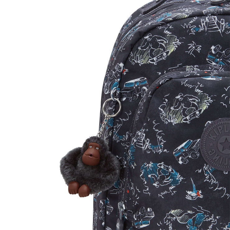 KIPLING Large backpack (with laptop protection) Unisex Jungle Fun Race Class Room  -  I7090-TJ3