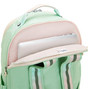 KIPLING Large backpack (with laptop compartment) Female Soft Green Met Seoul Lap  -  I7135-5KY