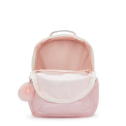 KIPLING Large backpack (with laptop compartment) Female Blush Metallic Seoul Lap  -  I7135-E7L