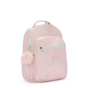 KIPLING Large backpack (with laptop compartment) Female Blush Metallic Seoul Lap  -  I7135-E7L