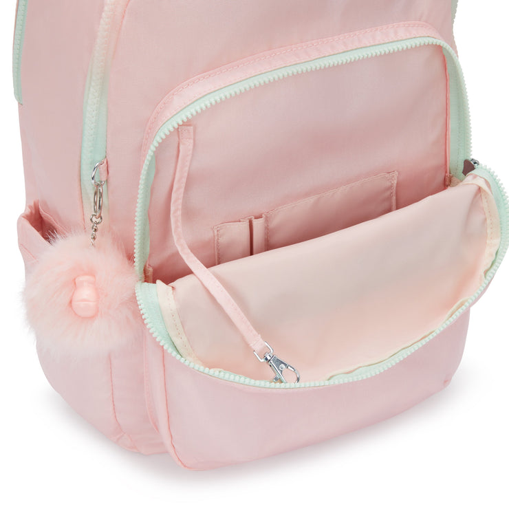 KIPLING Large backpack (with laptop compartment) Female Blush Metallic Seoul Lap  -  I7135-E7L