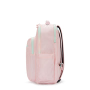 KIPLING Large backpack (with laptop compartment) Female Blush Metallic Seoul Lap  -  I7135-E7L