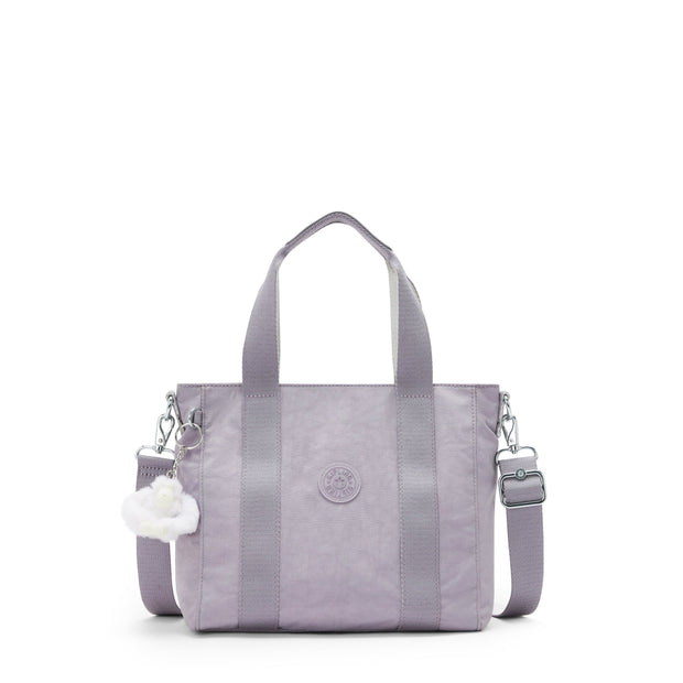 KIPLING-Asseni Mini-Small tote (with removable shoulderstrap)-Tender Grey-I7149-1FB