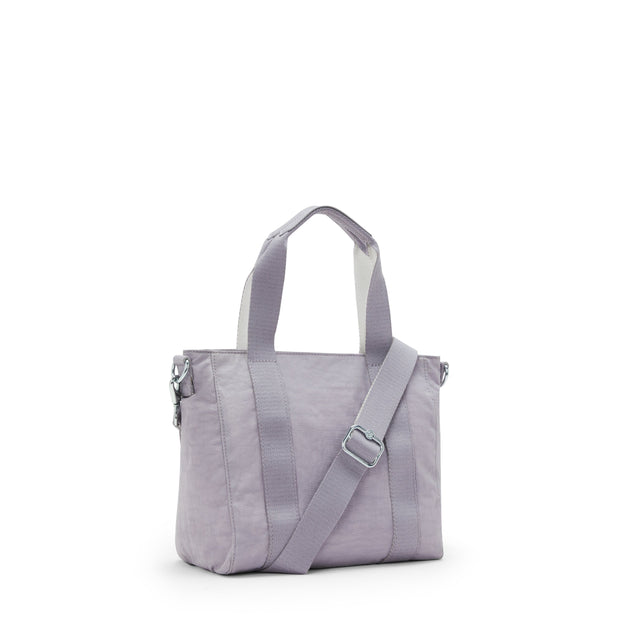 KIPLING-Asseni Mini-Small tote (with removable shoulderstrap)-Tender Grey-I7149-1FB