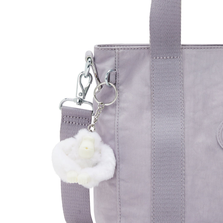 KIPLING-Asseni Mini-Small tote (with removable shoulderstrap)-Tender Grey-I7149-1FB