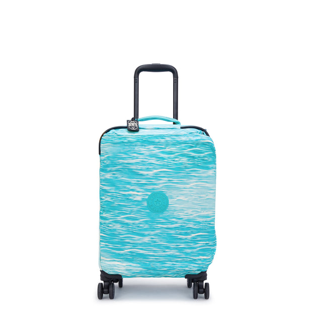 KIPLING Small cabin size wheeled luggage Female Aqua Pool Spontaneous S