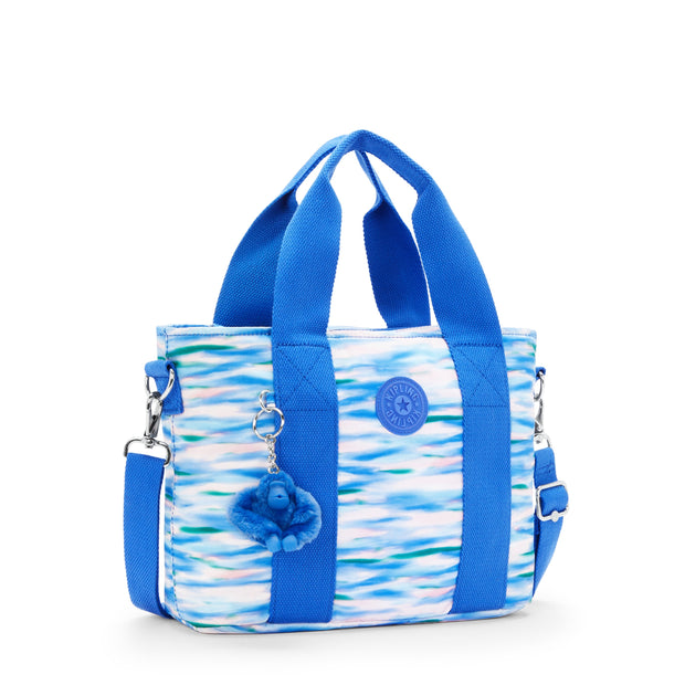 KIPLING-Minta M-Medium tote (with removable shoulderstrap)-Diluted Blue-I7229-TX9