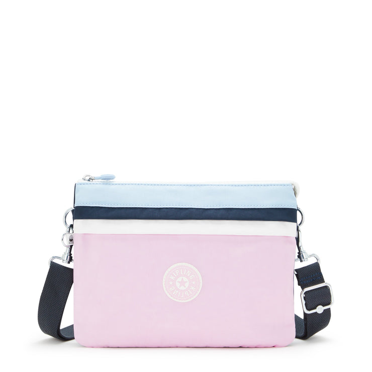 KIPLING-Easy Riri L-Medium crossbody (with removable strap)-L Pink Blue Bl-I7237-9KR