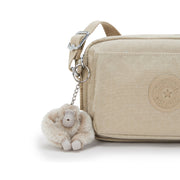 KIPLING Small crossbody Female Signature Beige Embossed Abanu I7248-96A