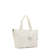 KIPLING-Colissa S-Small tote (with detachable shoulderstrap)-White Cheetah J-I7256-T8J