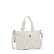 KIPLING-Colissa S-Small tote (with detachable shoulderstrap)-White Cheetah J-I7256-T8J