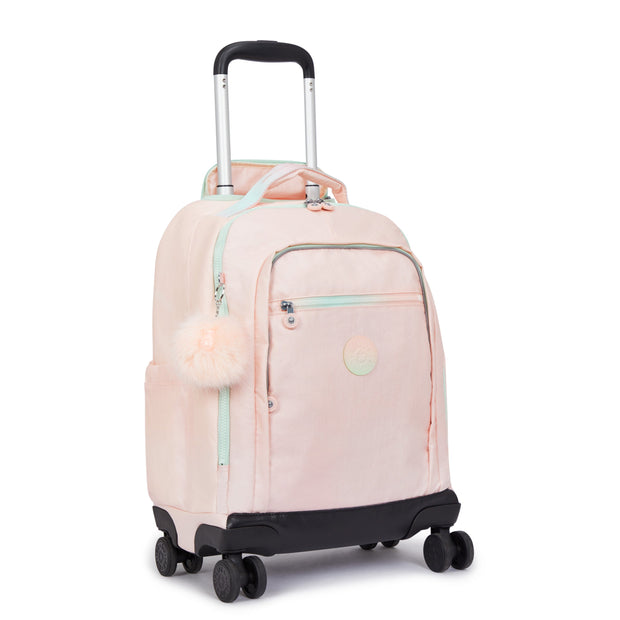 KIPLING Large wheeled backpack (with laptop protection) Female Blush Metallic New Zea  -  I7267-E7L