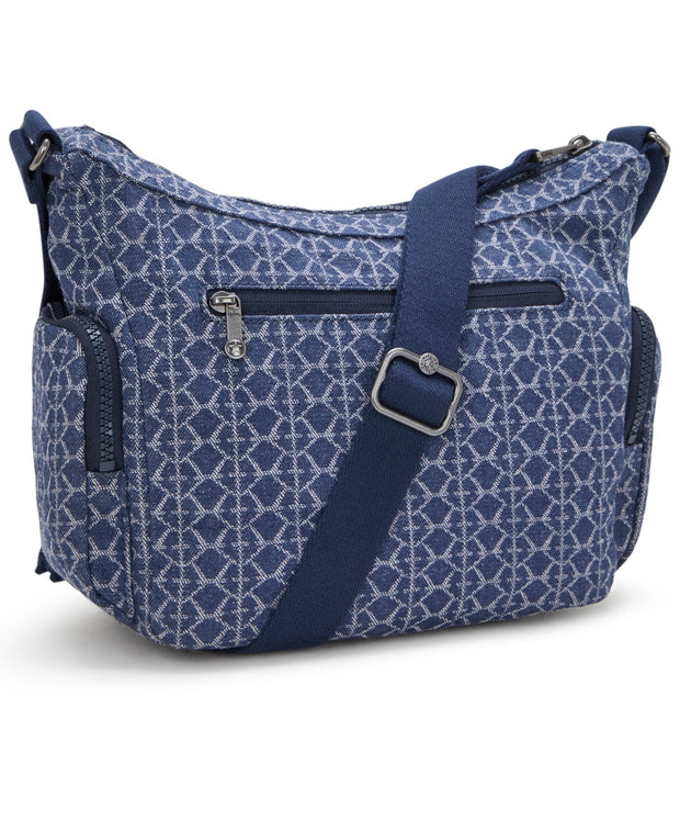 Kipling Gabb S Signature Denim Medium Crossbody Bag I7367-7PF