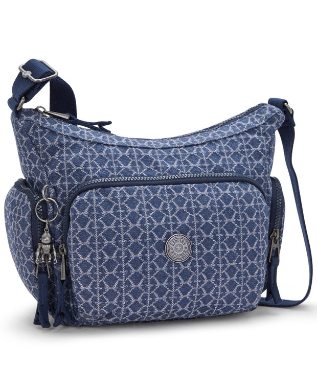 Kipling Gabb S Signature Denim Medium Crossbody Bag I7367-7PF