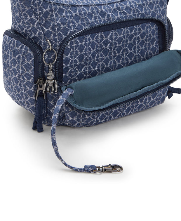 Kipling Gabb S Signature Denim Medium Crossbody Bag I7367-7PF