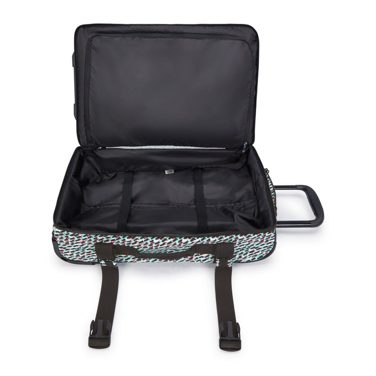 Kipling Small Wheeled Luggage Female Abstract Print Aviana S