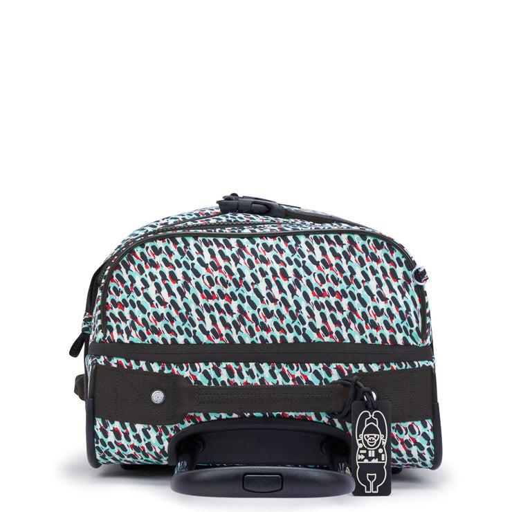 Kipling Small Wheeled Luggage Female Abstract Print Aviana S