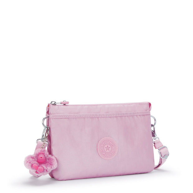 KIPLING-Riri-Small crossbody (with removable strap)-Metallic Lilac-I7502-F4D