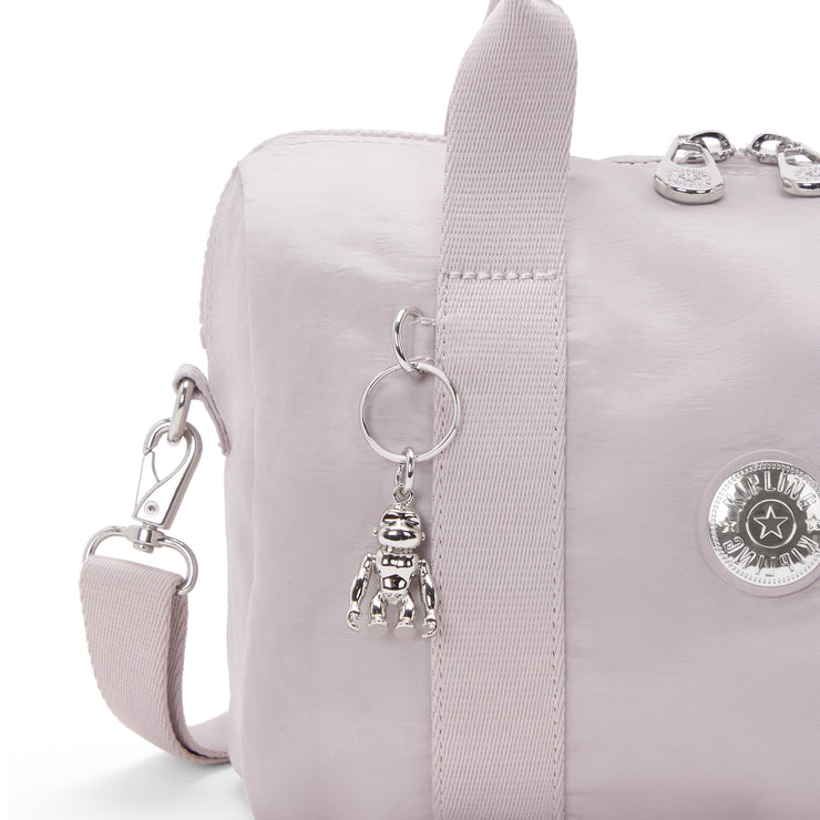 KIPLING-Bina M-Medium handbag (with detachable shoulderstrap)-Gleam Silver-I7571-K6G