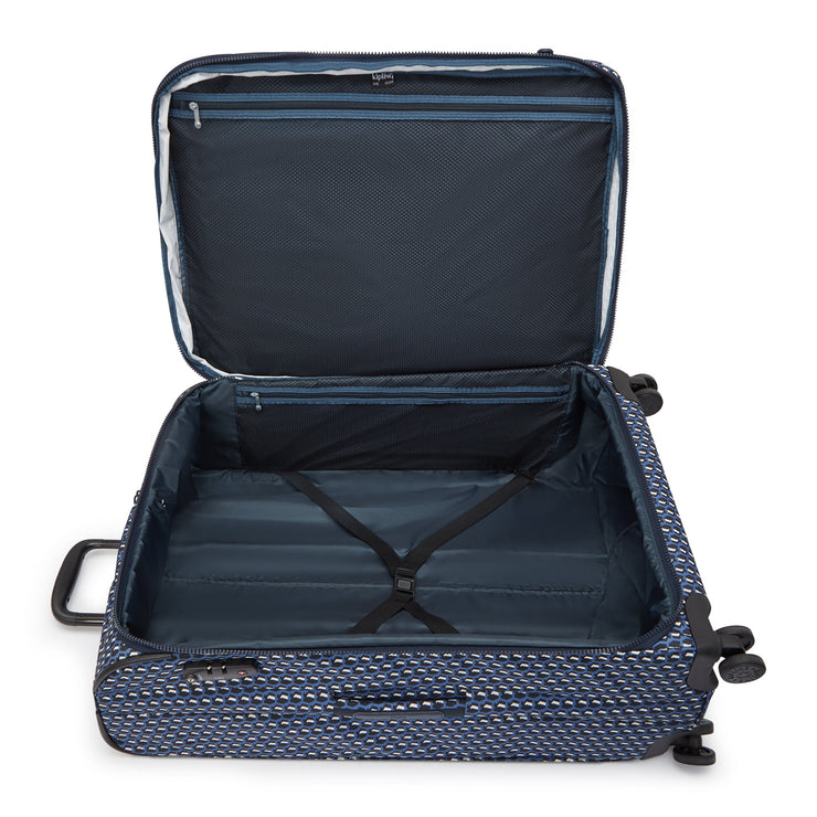 Kipling New Youri Spin L 3D K Blue Large Expandable Spinner I7640-4JS