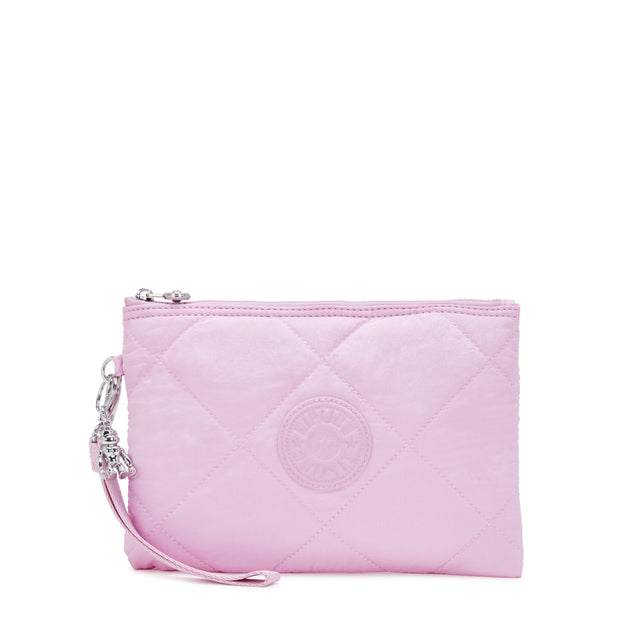 KIPLING-Fancy-Large Flat Pouch (with wristlet)-Blooming P Qlt-I7668-AQ1