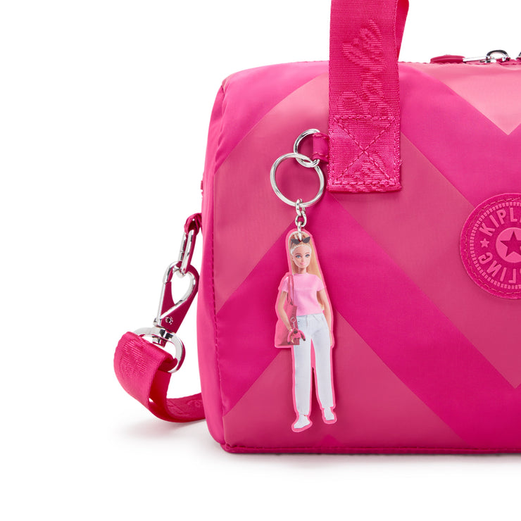 KIPLING-Bina M-Barbie™ Medium Handbag With Detachable And Adjustable Shoulder Straps-Power Pink-I7678-BA2