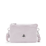 KIPLING-Riri-Small crossbody (with removable strap)-Gleam Silver-I7679-K6G