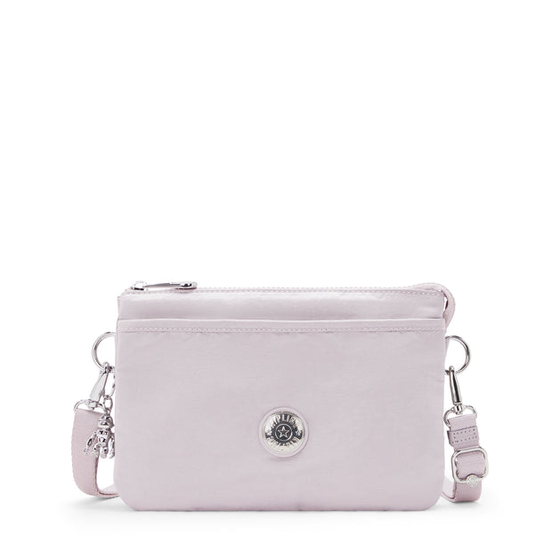 KIPLING-Riri-Small crossbody (with removable strap)-Gleam Silver-I7679-K6G