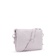 KIPLING-Riri-Small crossbody (with removable strap)-Gleam Silver-I7679-K6G