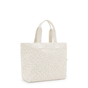 KIPLING-Colissa-Large Tote with Laptop Compartment-White Cheetah J-I7688-T8J