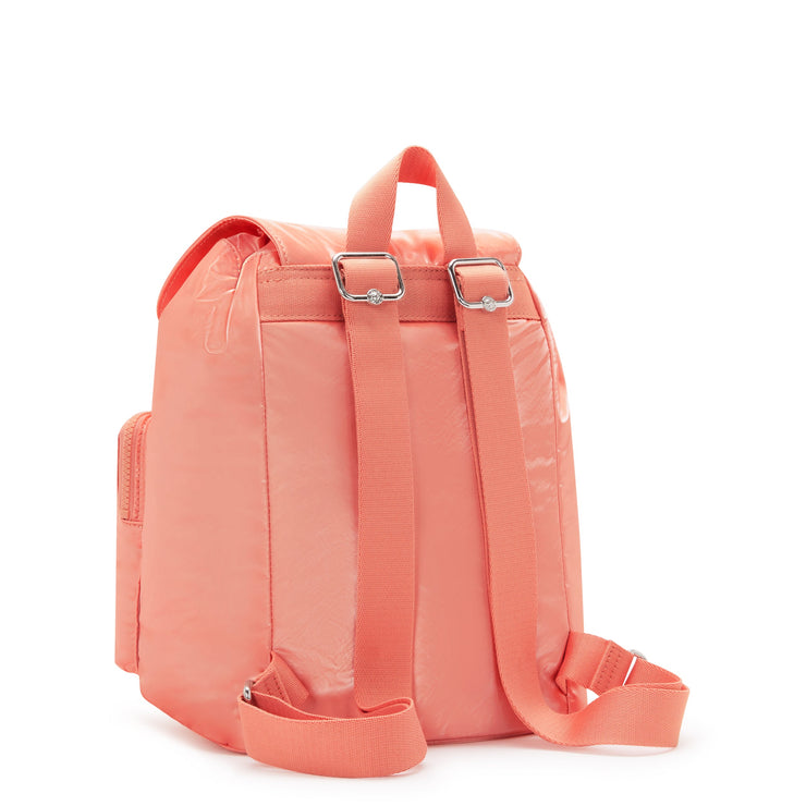 KIPLING-Anto S-Small Drawstring Backpack with Front Pockets-Peach Glam-I7751-S7W