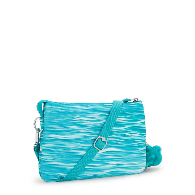 Kipling Small Crossbody (With Removable Strap) Female Aqua Pool Riri