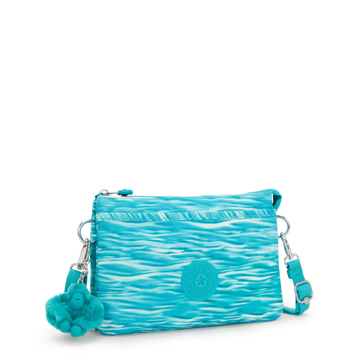 Kipling Small Crossbody (With Removable Strap) Female Aqua Pool Riri