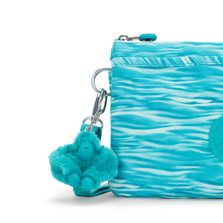 Kipling Small Crossbody (With Removable Strap) Female Aqua Pool Riri