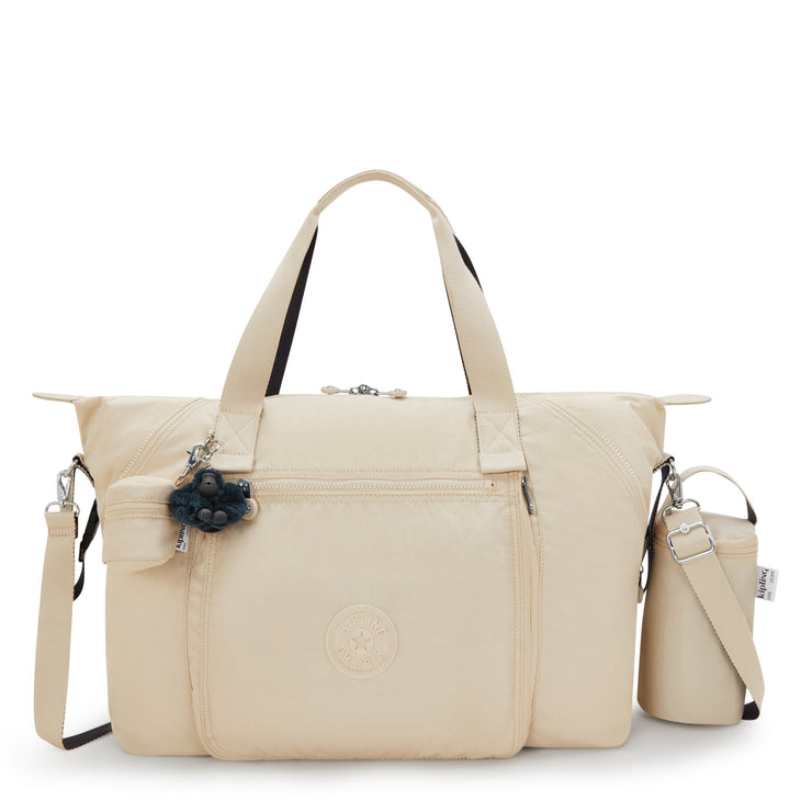 KIPLING Large babybag (with changing mat) Unisex Back To Beige Art M Baby Bag I7793-26V