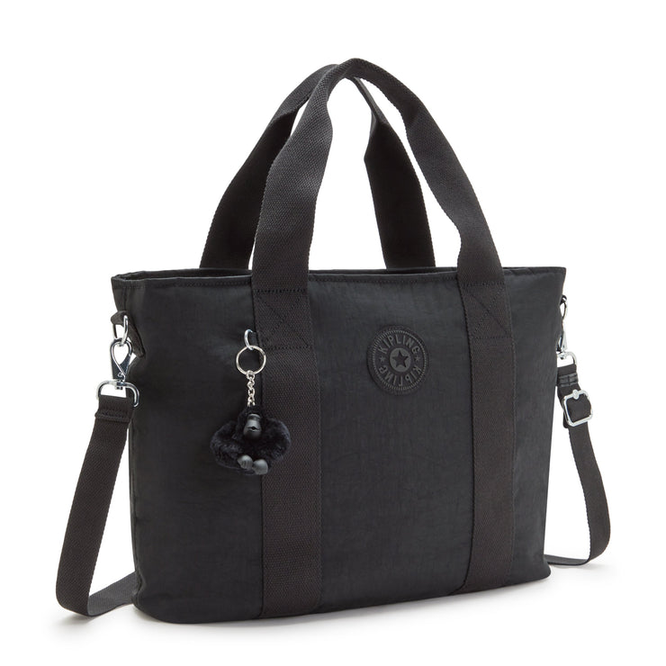 KIPLING-Minta L-Large tote (with removable shoulderstrap)-Black Noir-I7807-P39