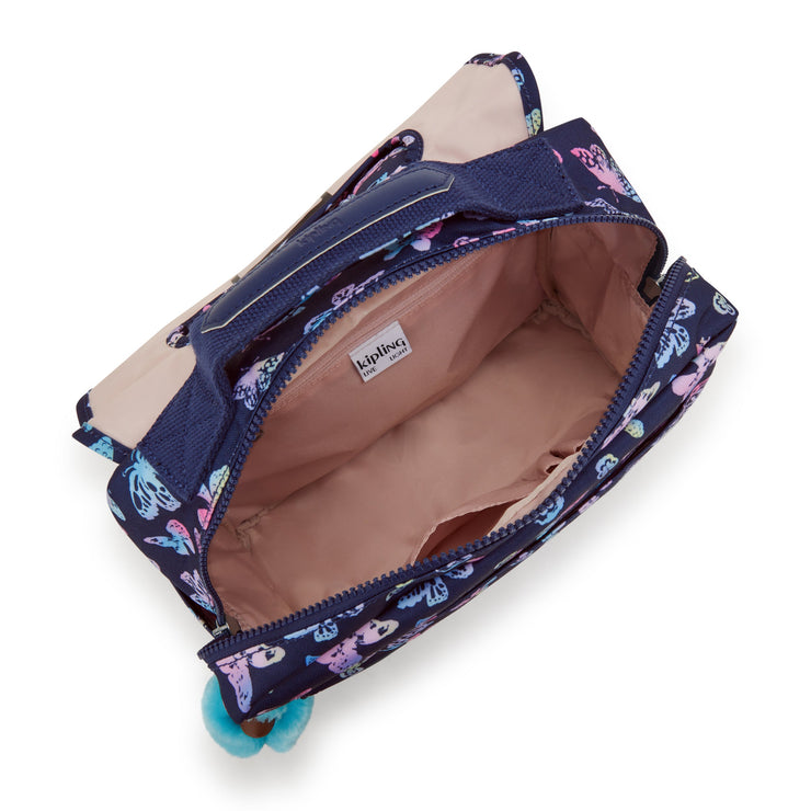 KIPLING Small School Bag with Adjustable Straps Female Butterfly Fun Codie S  -  I7910-F5K