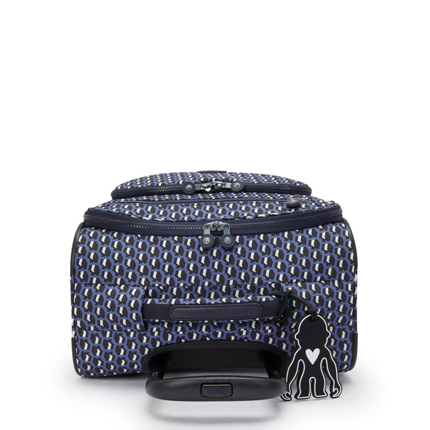 Kipling New Youri Spin S 3D K Blue Small Cabin Spinner I7916-4JS