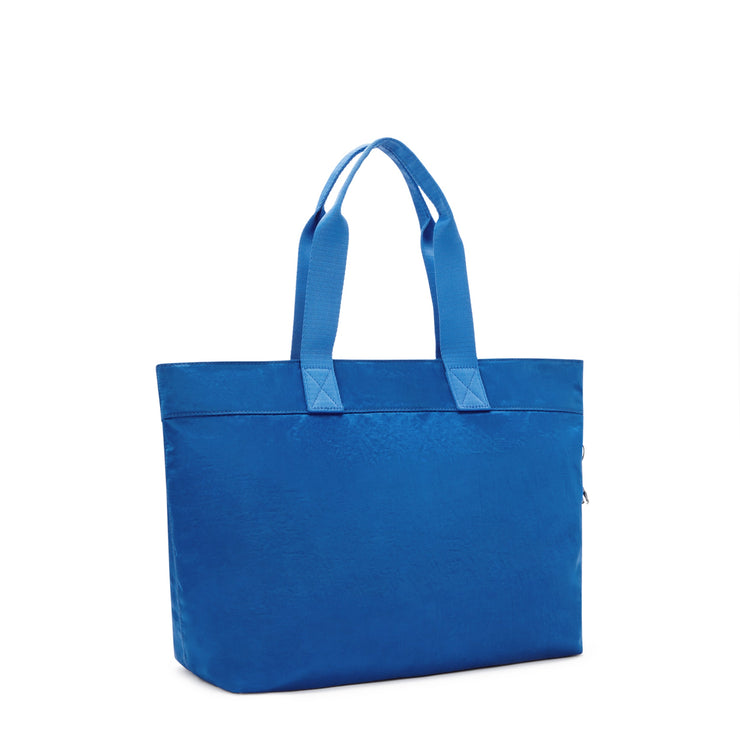 KIPLING-Colissa-Large Tote with Laptop Compartment-Satin Blue-I7962-S9H