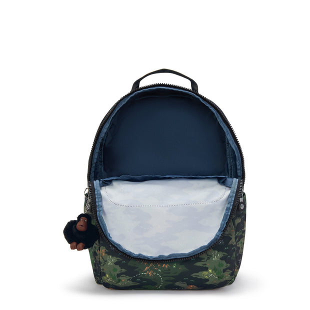 KIPLING Seoul College Camo Treasure Large backpack (with laptop compartment) I7973-3PB