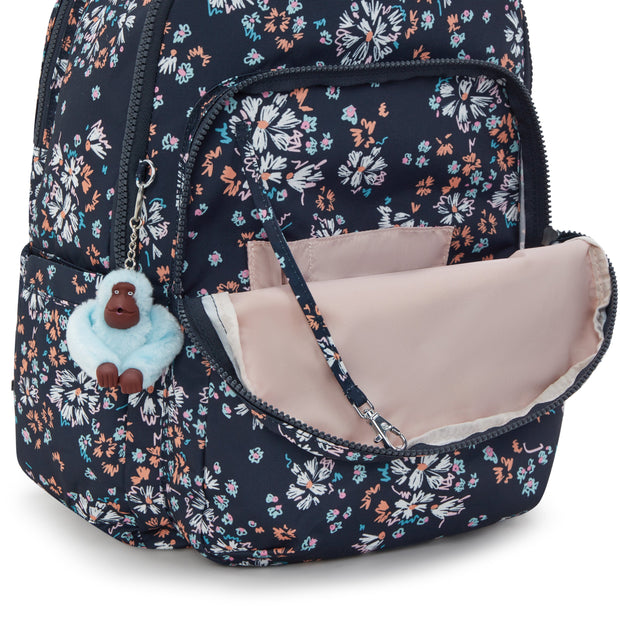 KIPLING Seoul College Flower Field Large backpack (with laptop compartment) I7973-5GB