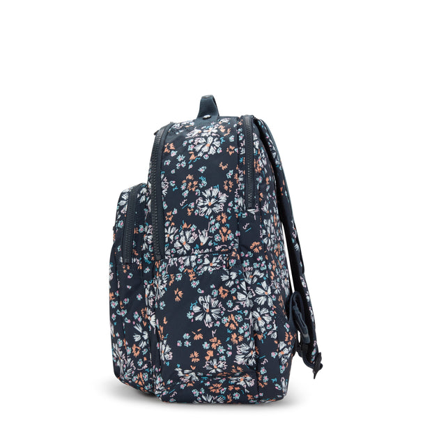 KIPLING Seoul College Flower Field Large backpack (with laptop compartment) I7973-5GB